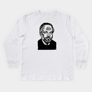 Philip k Dick Kids Long Sleeve T-Shirt